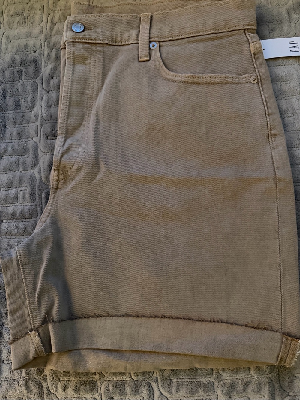 GAP Women's Khaki Denim Jean Shorts